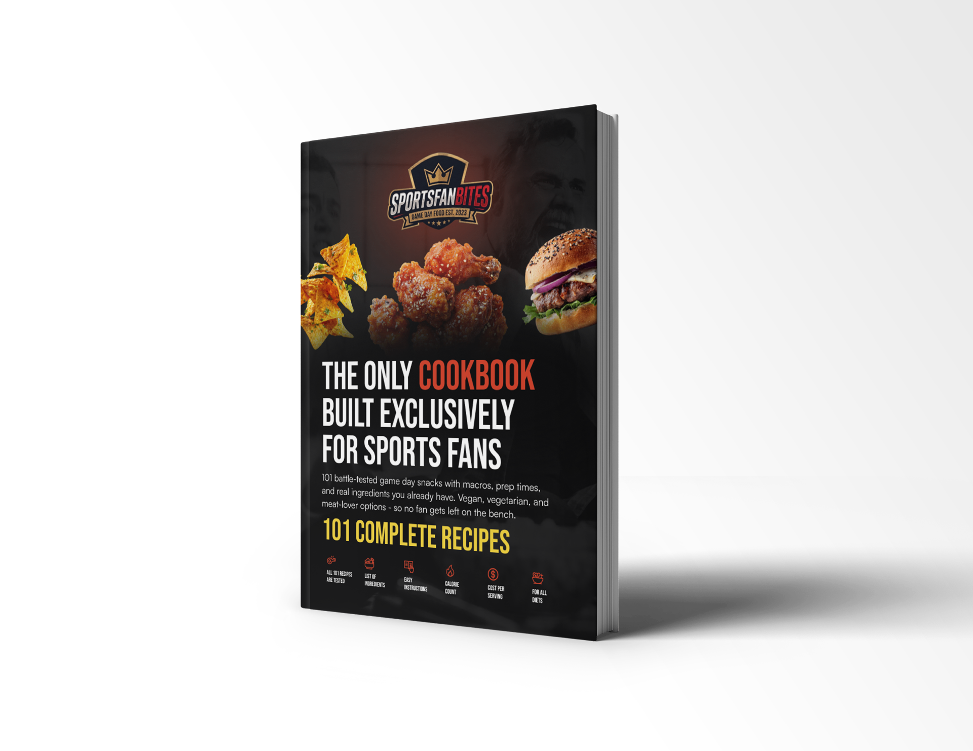 SportsFanBites cookbook: 101 game-day snack recipes for sports fans